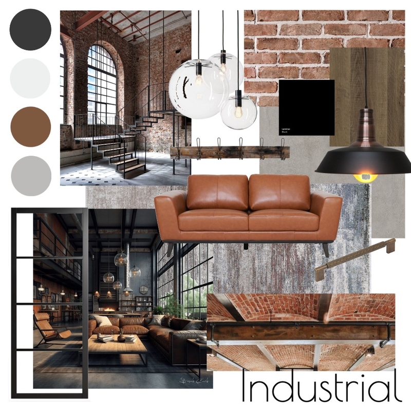 Industrial Mood Board Mood Board by havendesign&concepts on Style Sourcebook