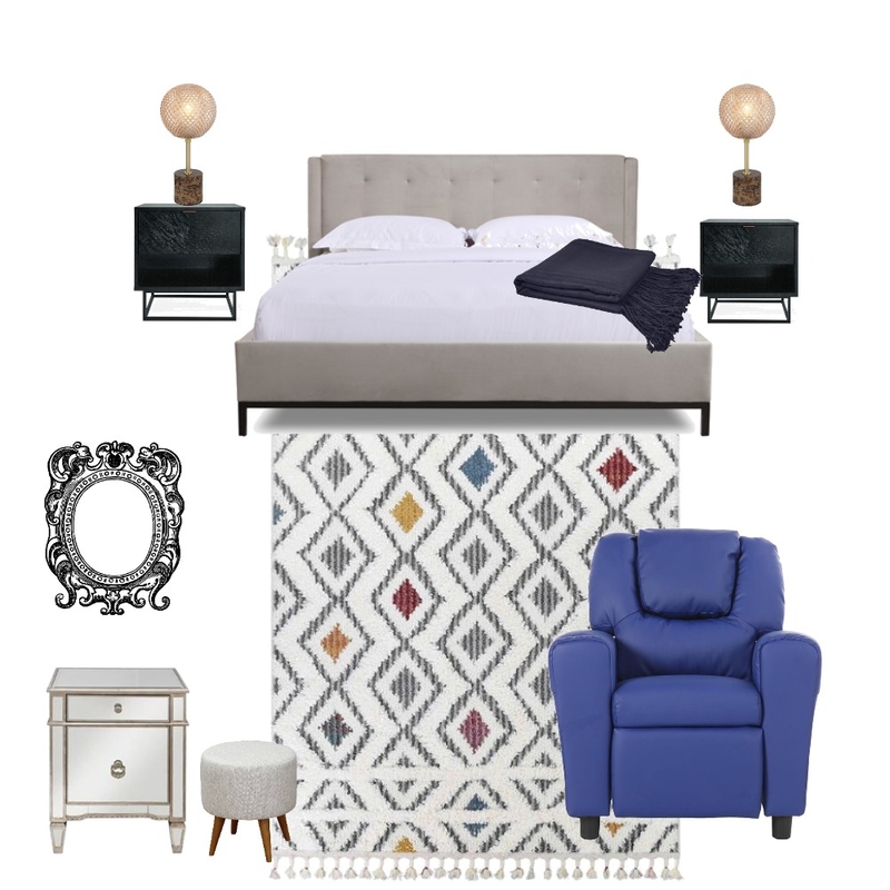 Blue bedroom Mood Board by Claudiahazel on Style Sourcebook