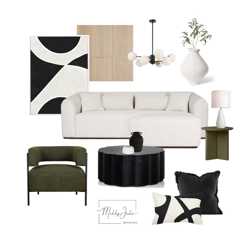 Modern living room Mood Board by Maddy Jade Interiors on Style Sourcebook