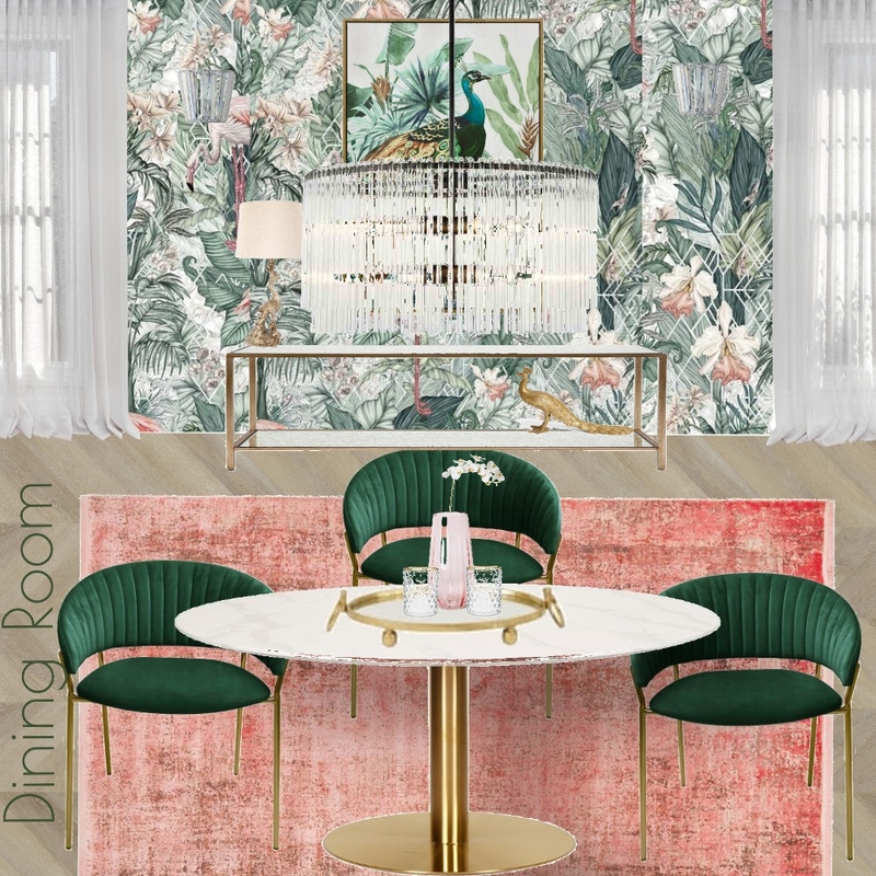Hollywood Glam Dining Room Mood Board by havendesign&concepts on Style Sourcebook