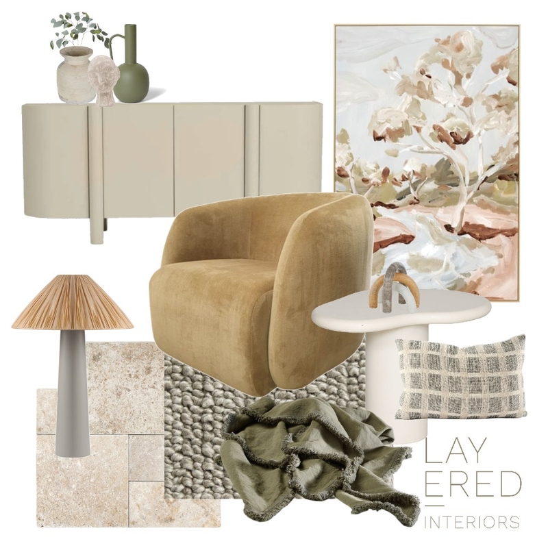 Earthy Luxe Mood Board by Layered Interiors on Style Sourcebook