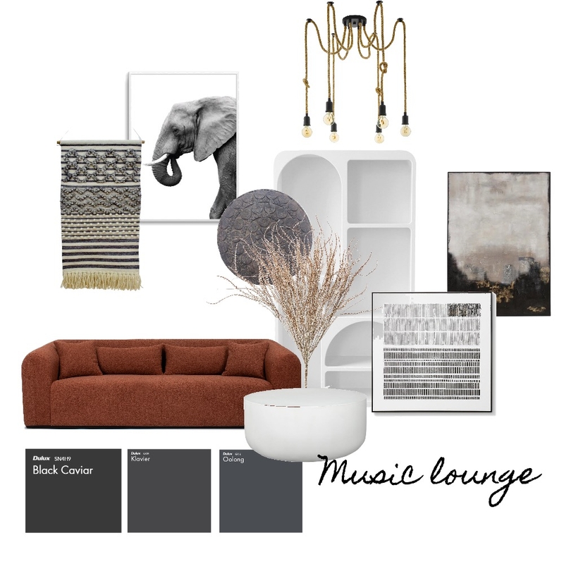 Music Lounge Upgrade Mood Board by Lebo on Style Sourcebook