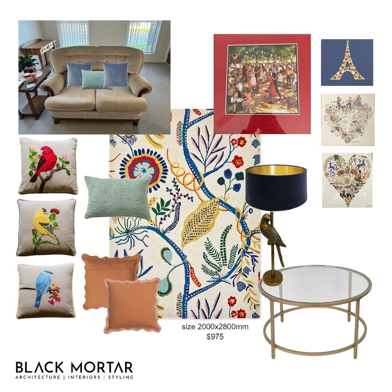 Helen St- Living Room Mood Board by blackmortar on Style Sourcebook