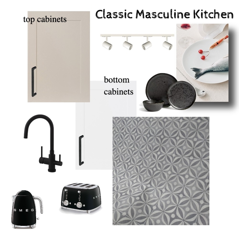 masculine kitchen Mood Board by Rekucimuci on Style Sourcebook