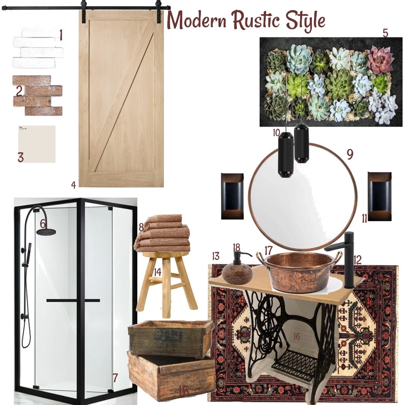 3_ Manuel Nesta_ Rustic Modern sample board_ Mood Board by manu' on Style Sourcebook