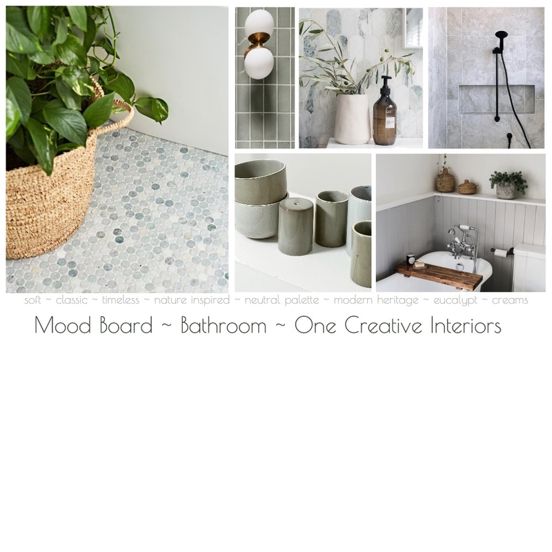Mood Board - Bathroom Mood Board by ONE CREATIVE on Style Sourcebook
