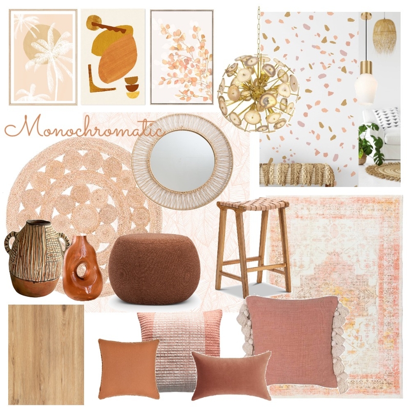 Monochromatic Colour scheme with Gold accent - Mood Board Mood Board by Adaiah Molina on Style Sourcebook