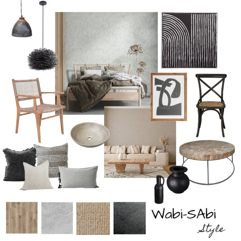 Wabi-Sabi design style - Mood Board Mood Board by Adaiah Molina on Style Sourcebook