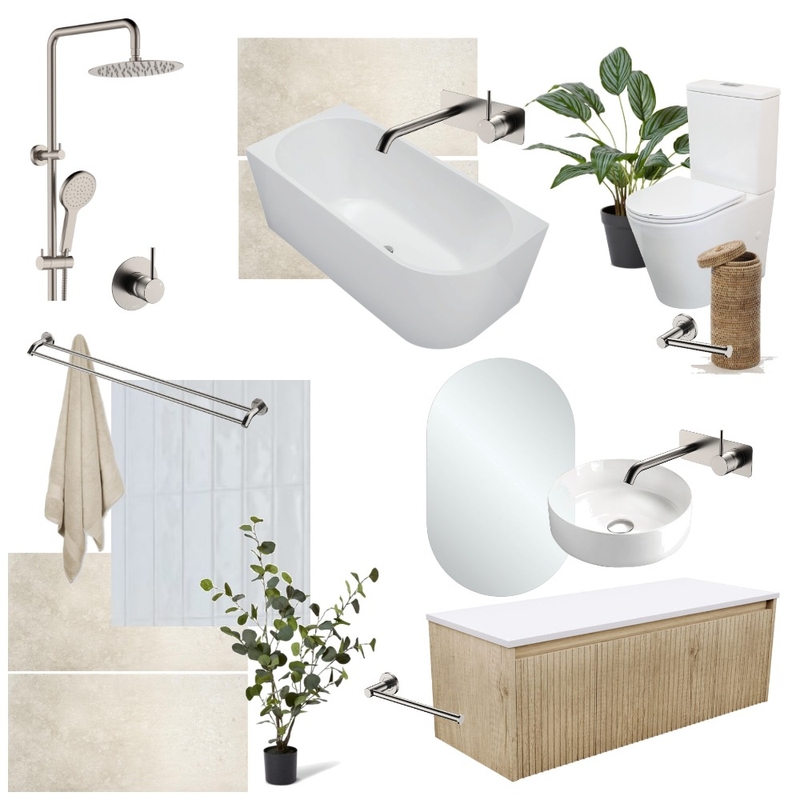 Timber & white bathroom scheme Mood Board by emmalea97@gmail.com on Style Sourcebook