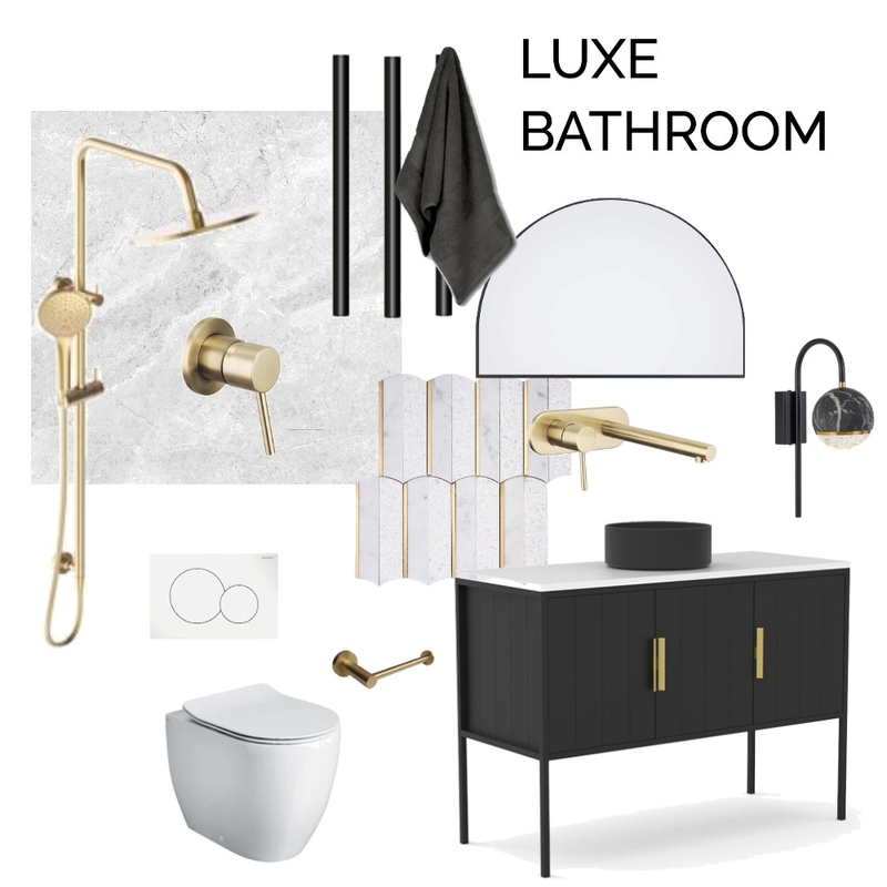 Luxe bathroom Mood Board by Interiors by Mon on Style Sourcebook