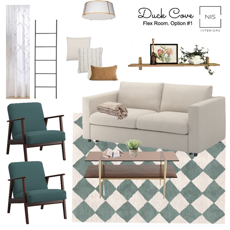 Duck Cove - Flex Room (option #2) Mood Board by Nis Interiors on Style Sourcebook