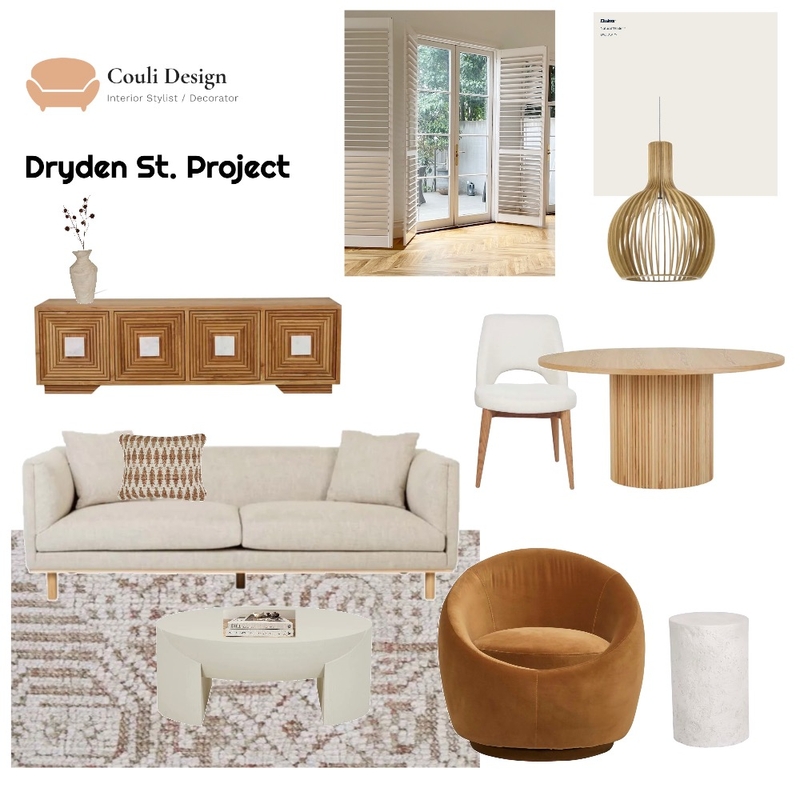 Dryden St Restyle Project Mood Board by Couli Design Interior Decorator on Style Sourcebook