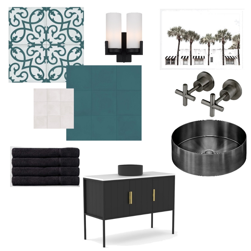 Moody Green Mood Board by Caringbah@ambertiles.com.au on Style Sourcebook