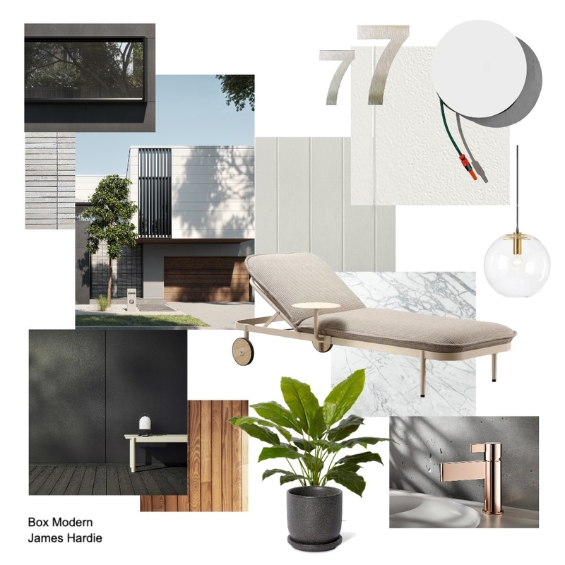 Box Modern James Hardie Mood Board by James Hardie AU on Style Sourcebook