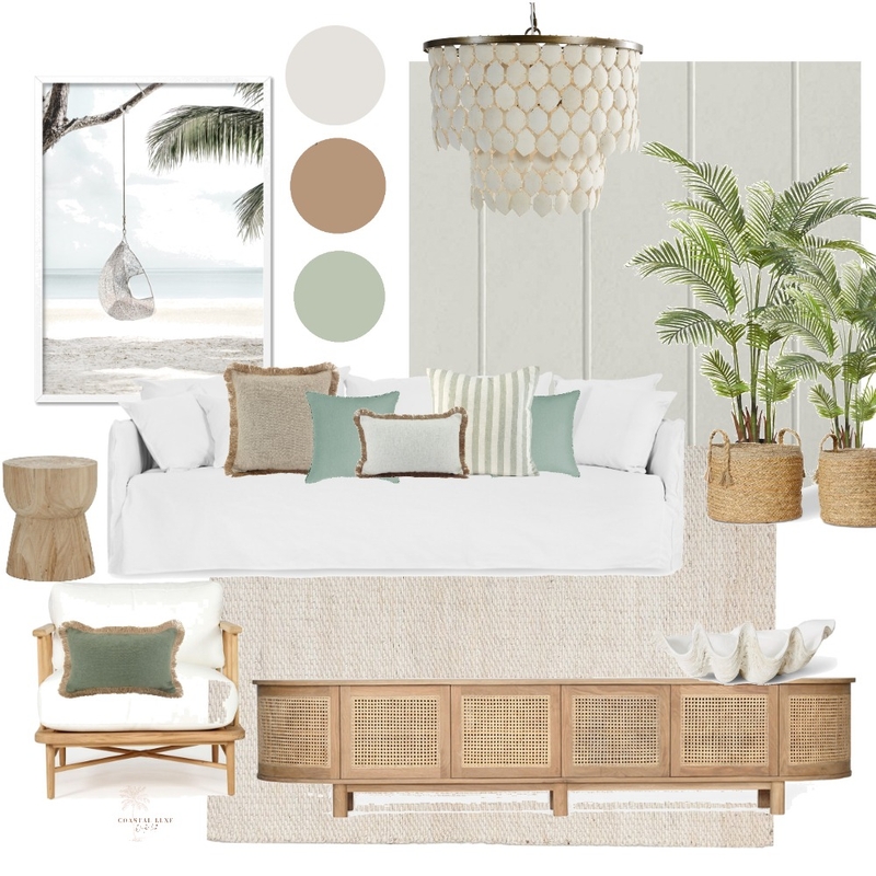Modern Coastal Living room Mood Board by Coastal Luxe on the hill on Style Sourcebook