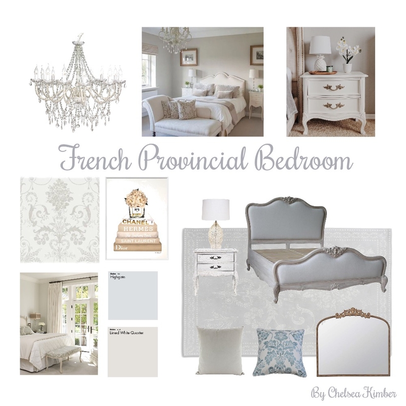 French Provincial Bedroom Mood Board by chelseakimber on Style Sourcebook