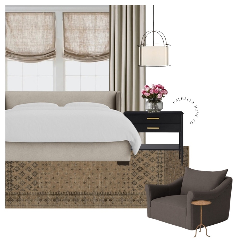 Classic Contemporary Bedroom Mood Board by Valhalla Home Co on Style Sourcebook