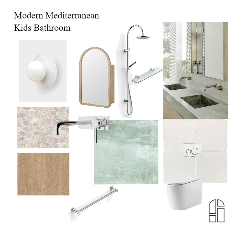 Kids Bathroom Mood Board by Studio Tamara on Style Sourcebook