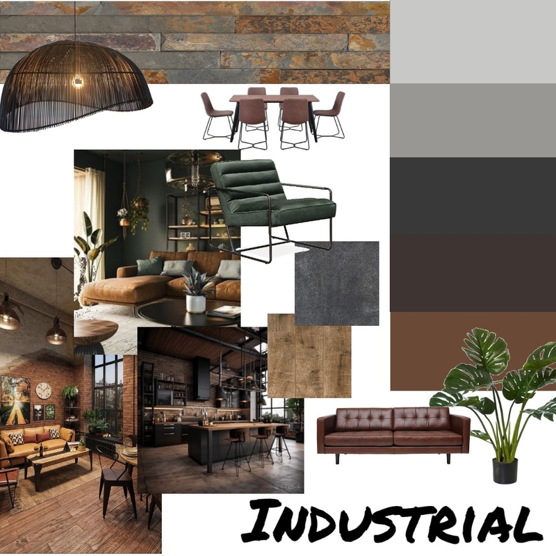 Industrial Board 04/24 Mood Board by H34th3r on Style Sourcebook