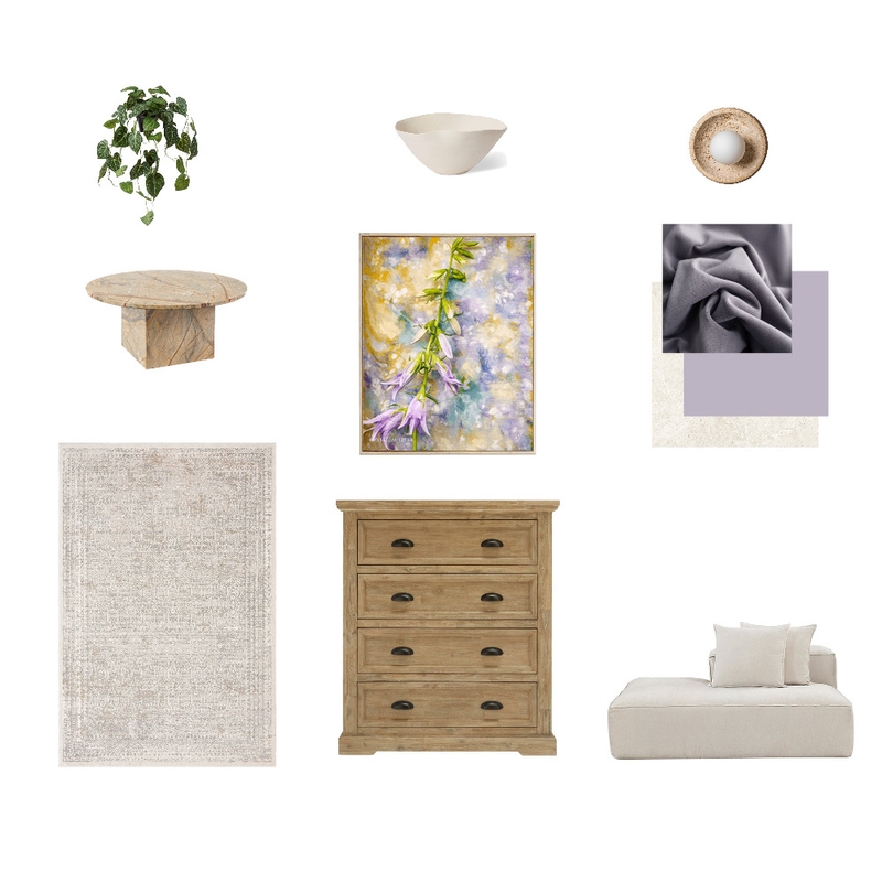 Color accents for neutral minimalist living room, products layout, vol. viii Mood Board by Ronja Bahtiyar Art on Style Sourcebook