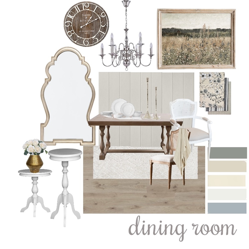 French Provincial Dining Room Mood Board by heidigrace on Style Sourcebook