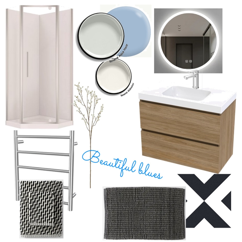 Beautiful Blues Master Ensuite Mood Board by Jewel Interiors on Style Sourcebook