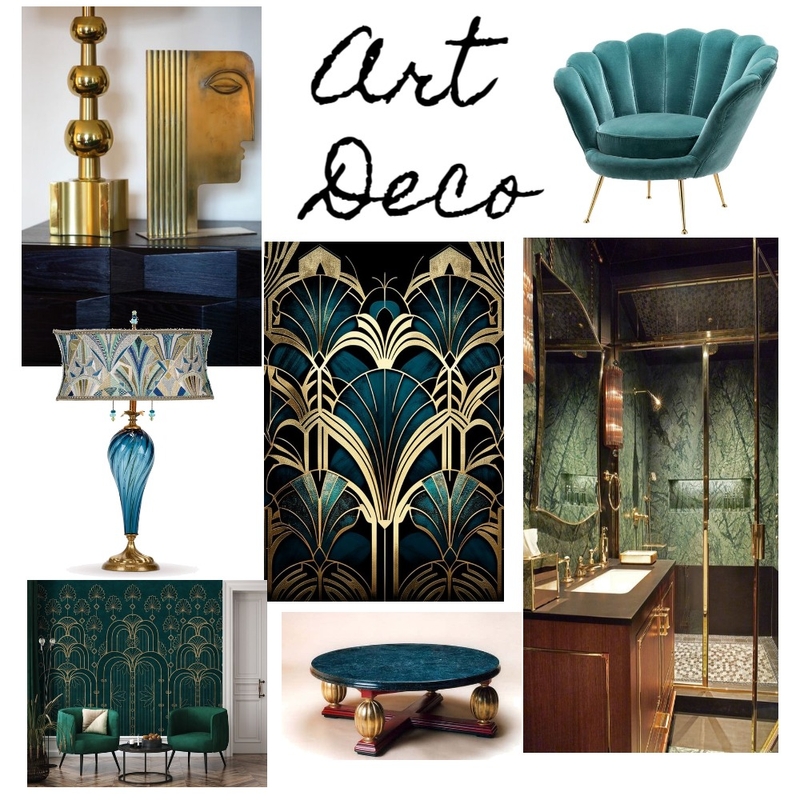 Art Deco Mood Board by HS on Style Sourcebook