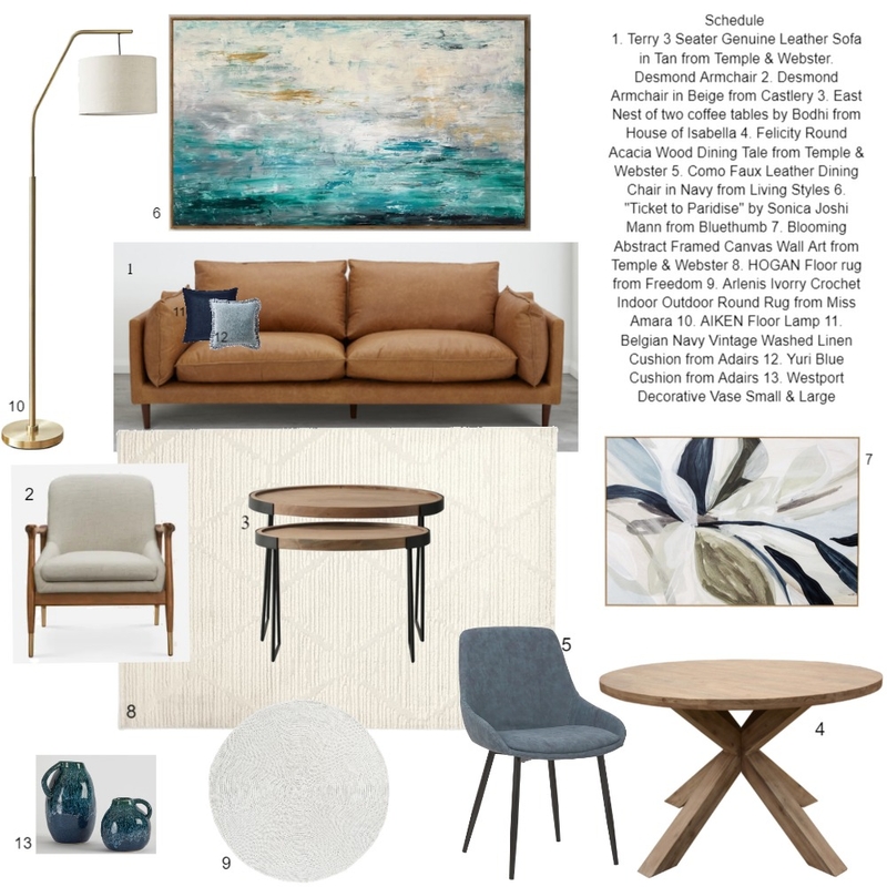 Sal Sample Mood Board by K Designs on Style Sourcebook