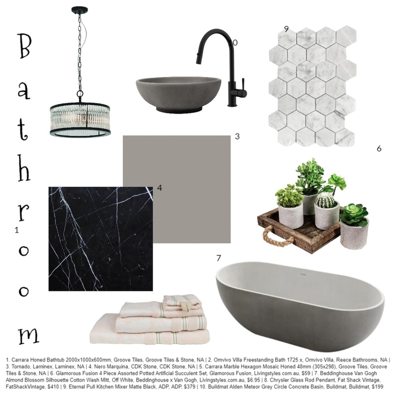 bathroom Mood Board by Abbiewhitehouse on Style Sourcebook