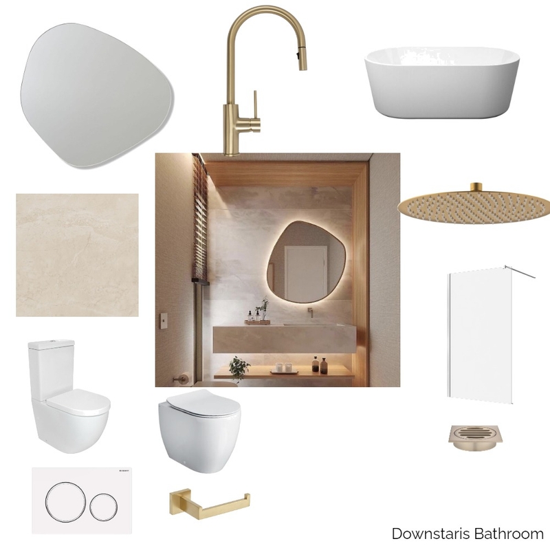 Downstairs bathroom Mood Board by KaraboK on Style Sourcebook