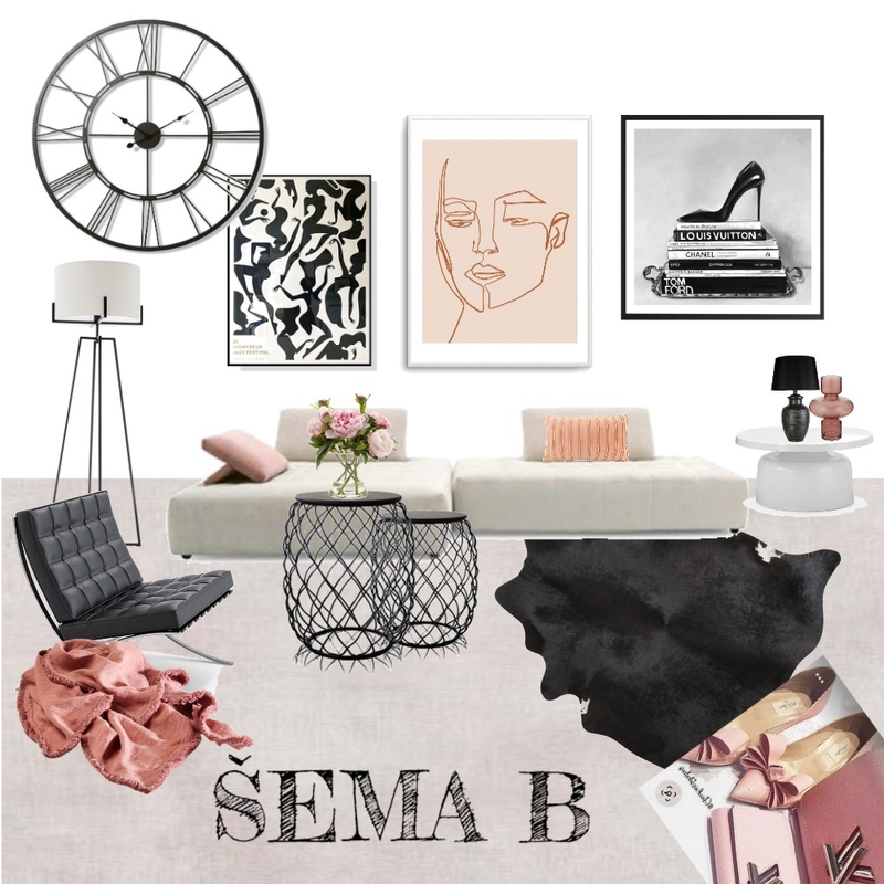 ŠEMA B DNEVNA SOBA Mood Board by majapaun on Style Sourcebook