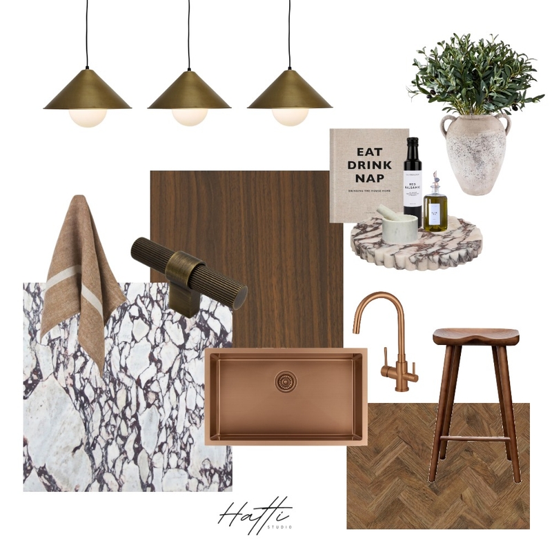 Walnut Kitchen Mood Board by Hatti Interiors on Style Sourcebook