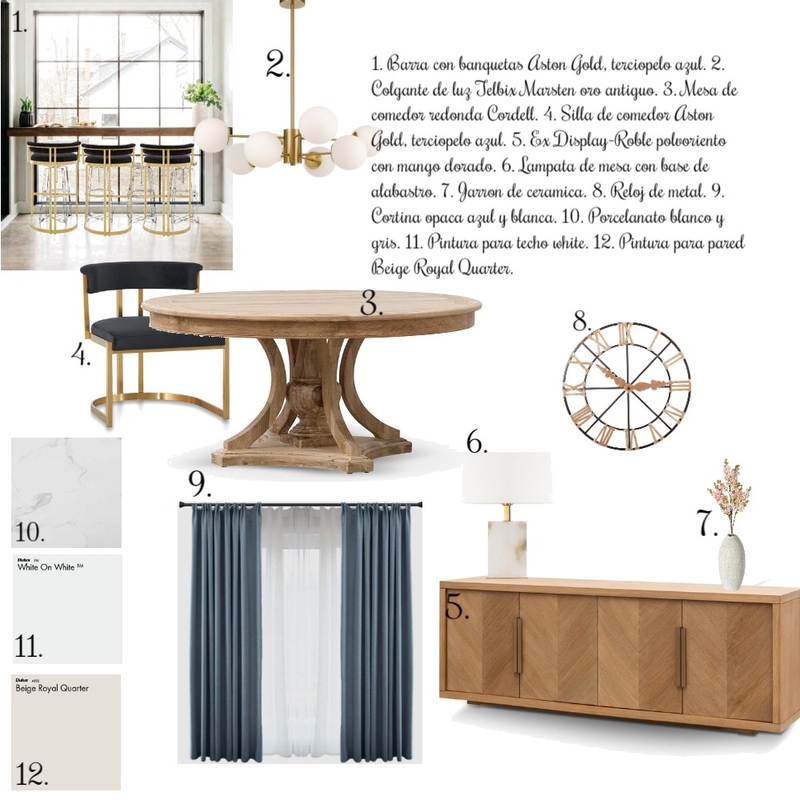 comedor Mood Board by AntonelaGonzalez on Style Sourcebook