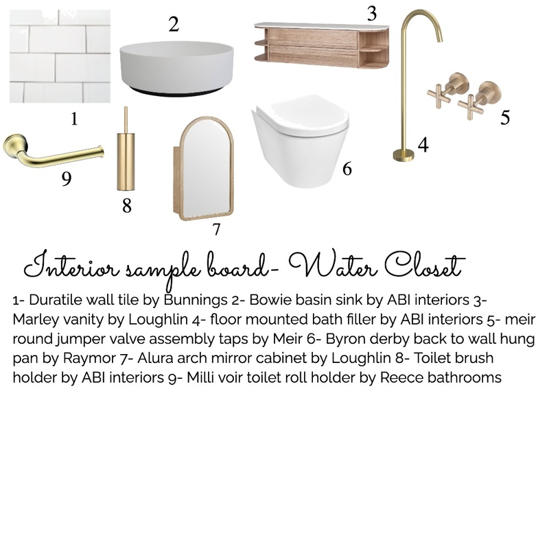 interior sample board- water closet Mood Board by kittyoconnor on Style Sourcebook