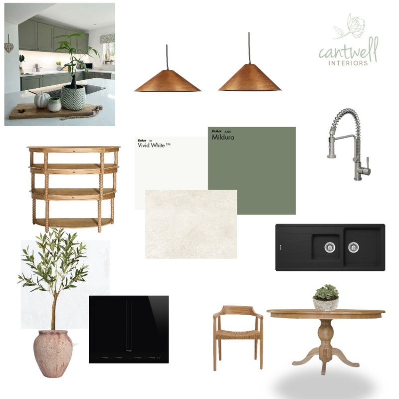 Nature inspired African Kitchen Mood Board by Cantwell Interiors on Style Sourcebook