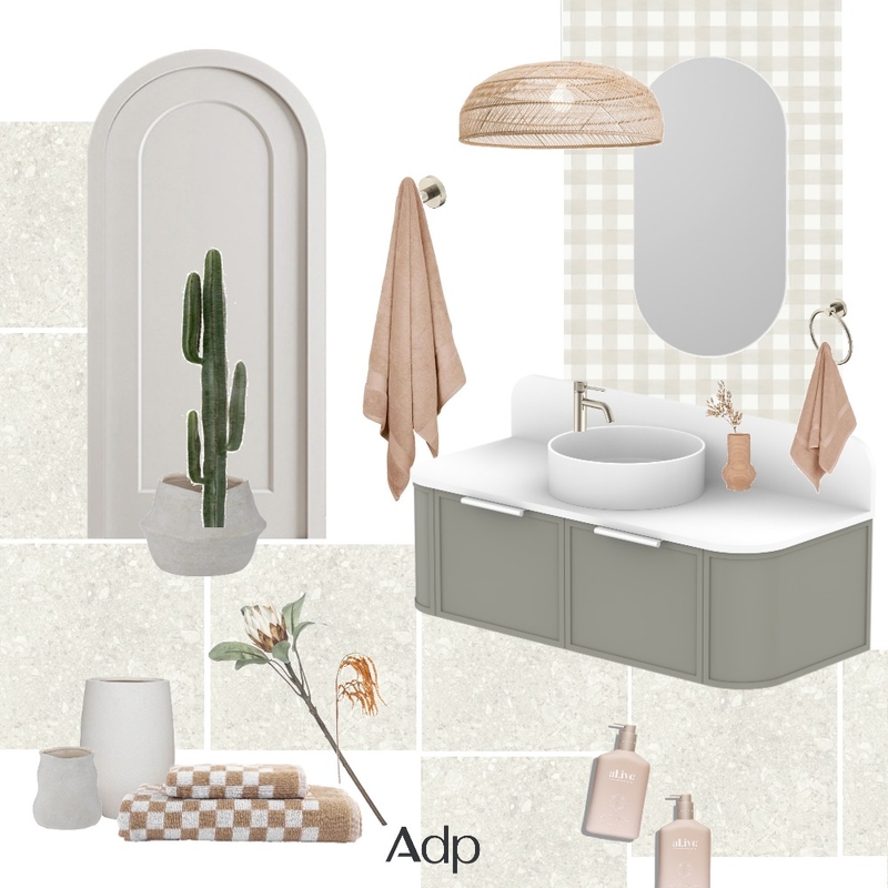 Western Boho | ADP x A&L Topiary Flo Vanity, Pill Mirror and Soul Tapware Mood Board by ADP on Style Sourcebook