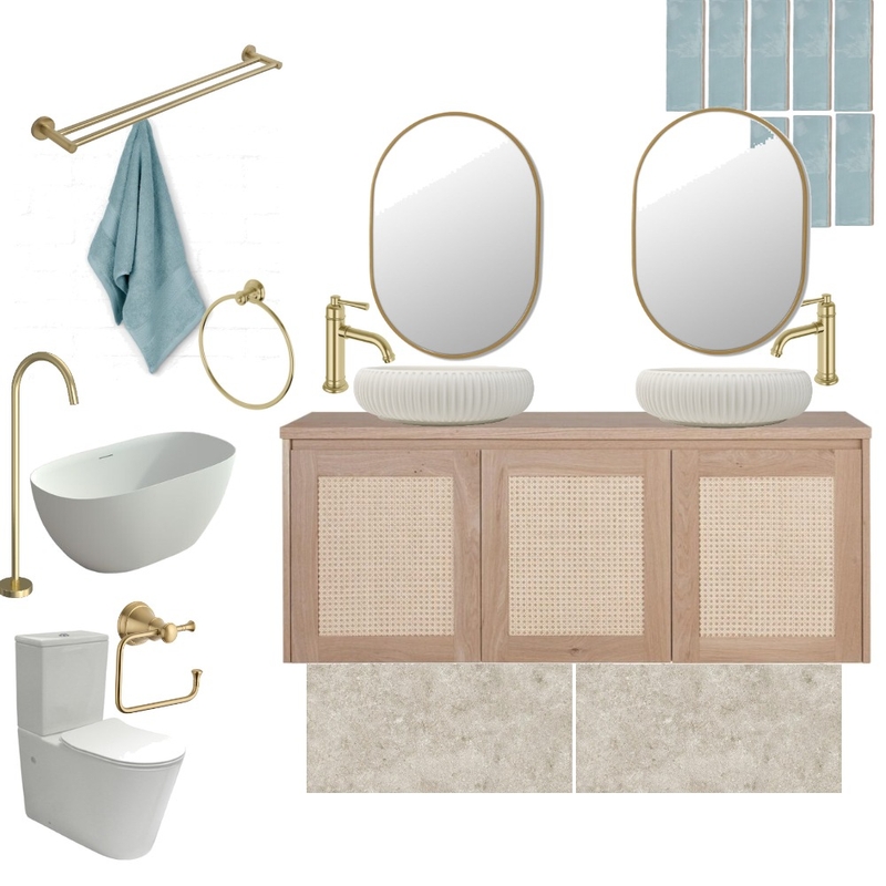 Bathroom Mood Board by Courtney Cocks on Style Sourcebook