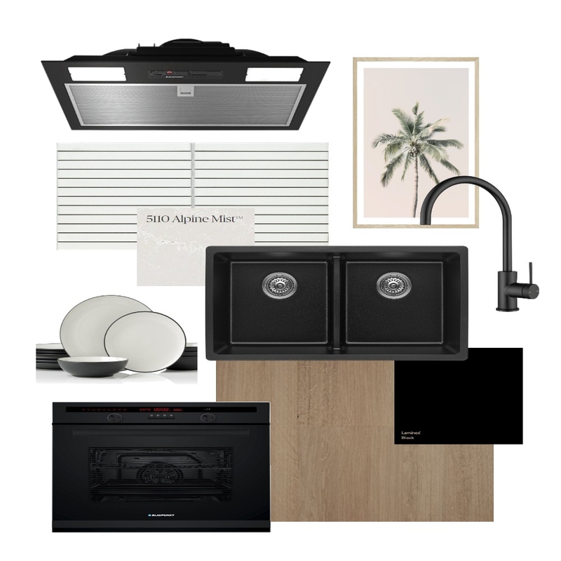 matte black kitchen Mood Board by emsolwayinteriors on Style Sourcebook