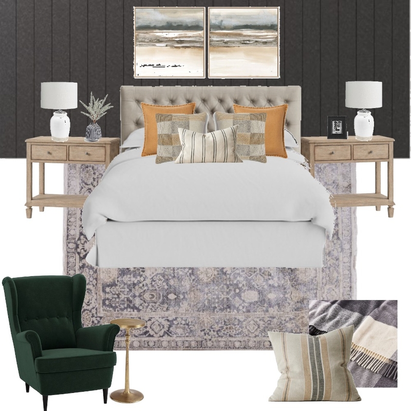 Main Bedroom - Transitional Home Mood Board by Eliza Grace Interiors on Style Sourcebook
