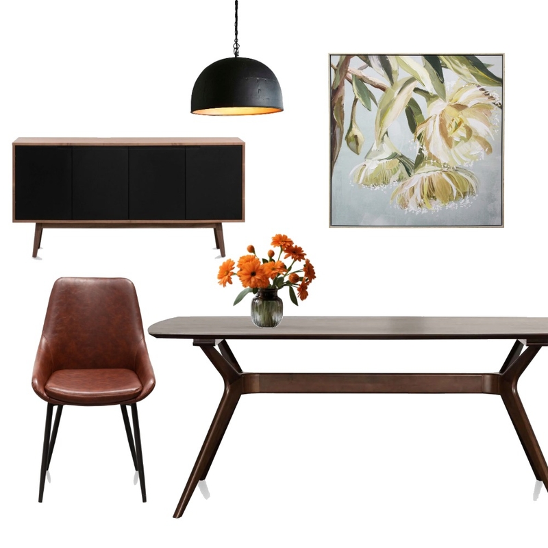 Mid-Century Modern Dining Mood Board by Essencia Interiors on Style Sourcebook