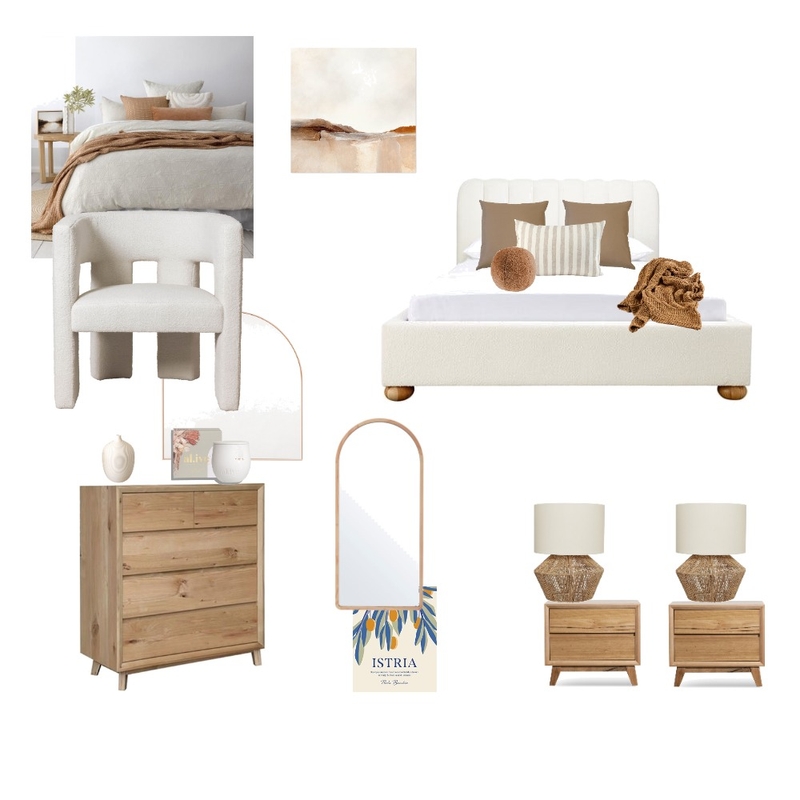 Boucle Bedroom Mood Board by brittany23 on Style Sourcebook