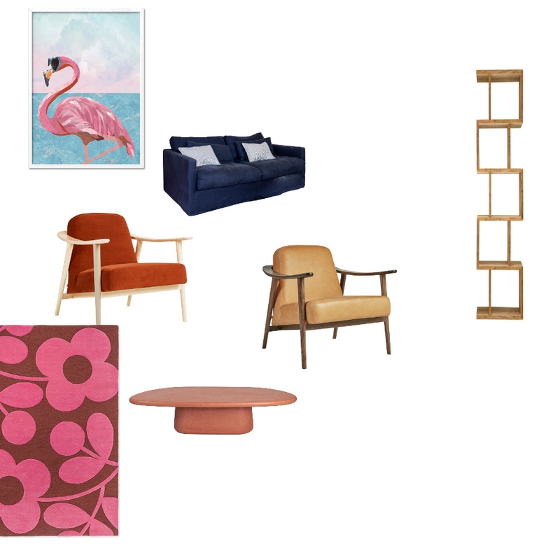 Living room pink Mood Board by Annette S. Interior design on Style Sourcebook