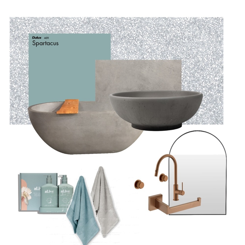Hotel Chique Bathroom Mood Board by Bianca -Studio Property on Style Sourcebook