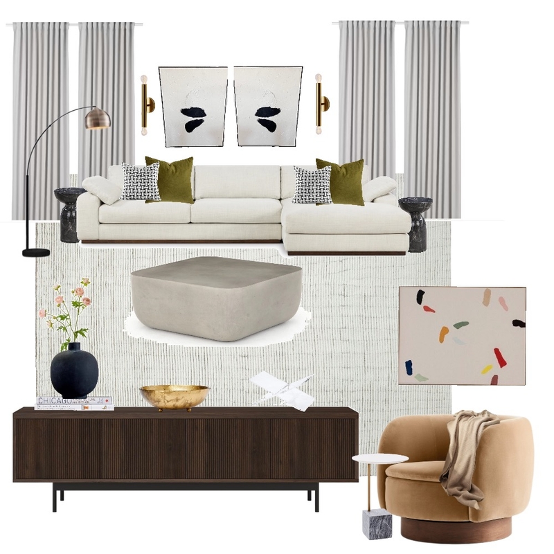 3202 Elva Ave. Living 3 Mood Board by Think Modern on Style Sourcebook