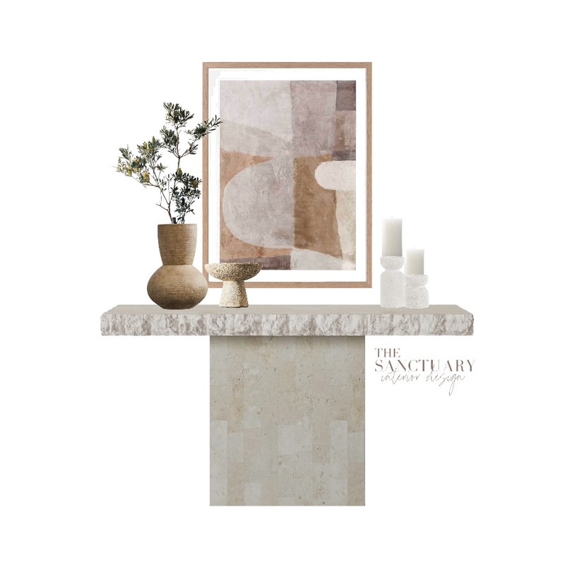 Travertine Console Mood Board by The Sanctuary Interior Design on Style Sourcebook