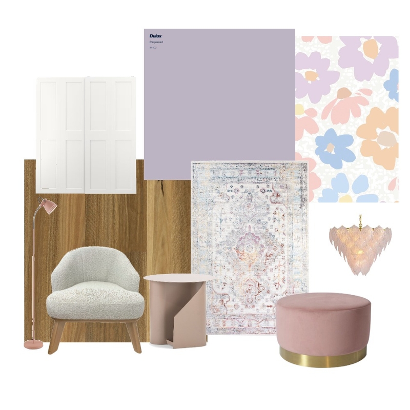 Clara's Bedroom Mood Board by abajev@gmail.com on Style Sourcebook