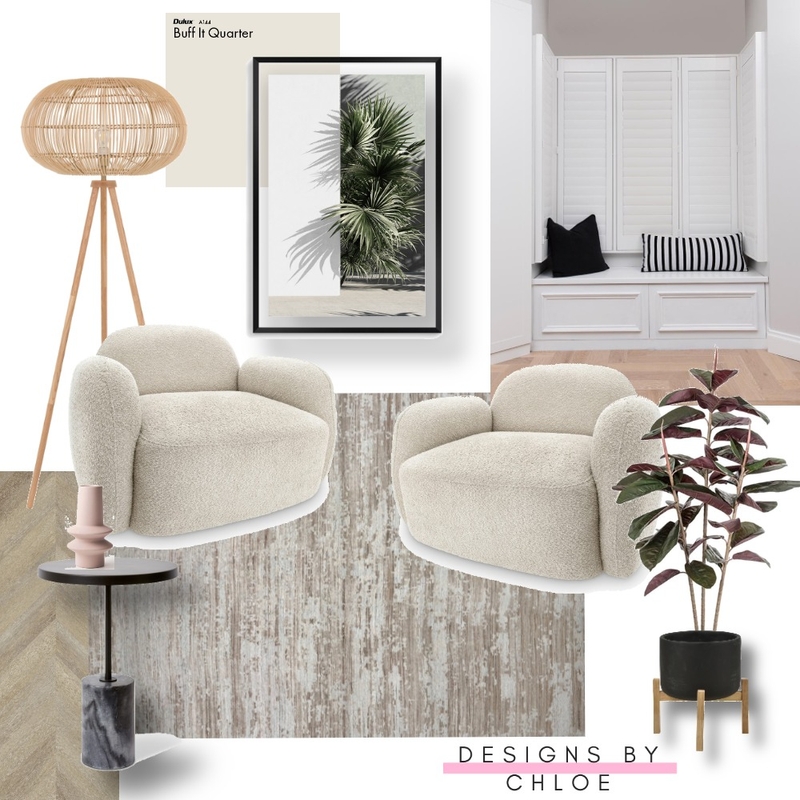 Elegant, neutral sitting room DC+B Mood Board by Designs by Chloe on Style Sourcebook