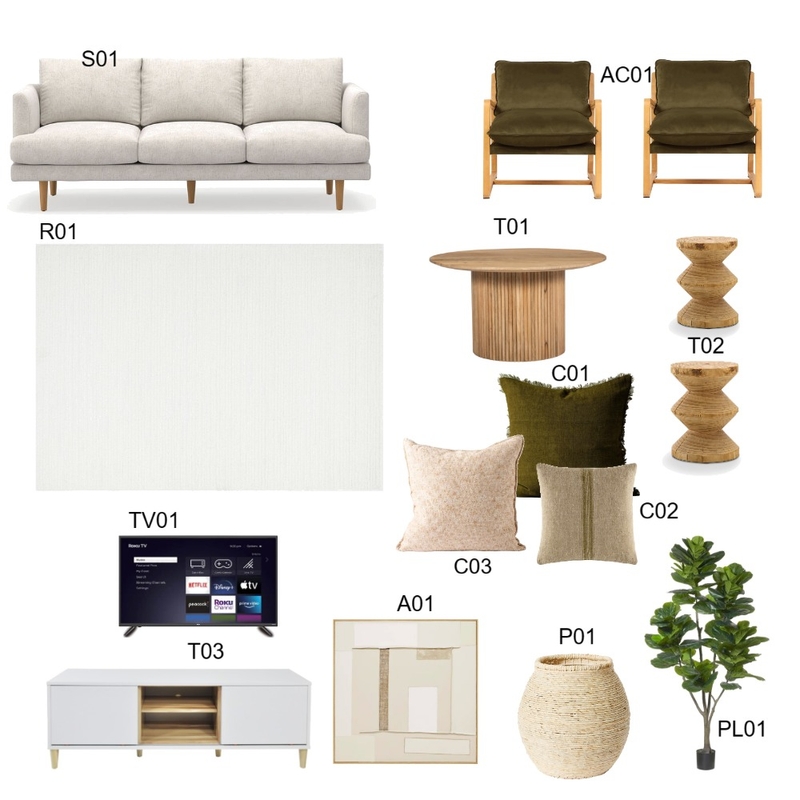 Living Room option 2 Mood Board by KyraMurray on Style Sourcebook