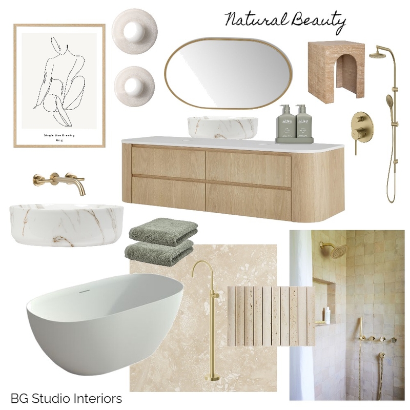 Natural Beauty Mood Board by BG Studio Interiors on Style Sourcebook
