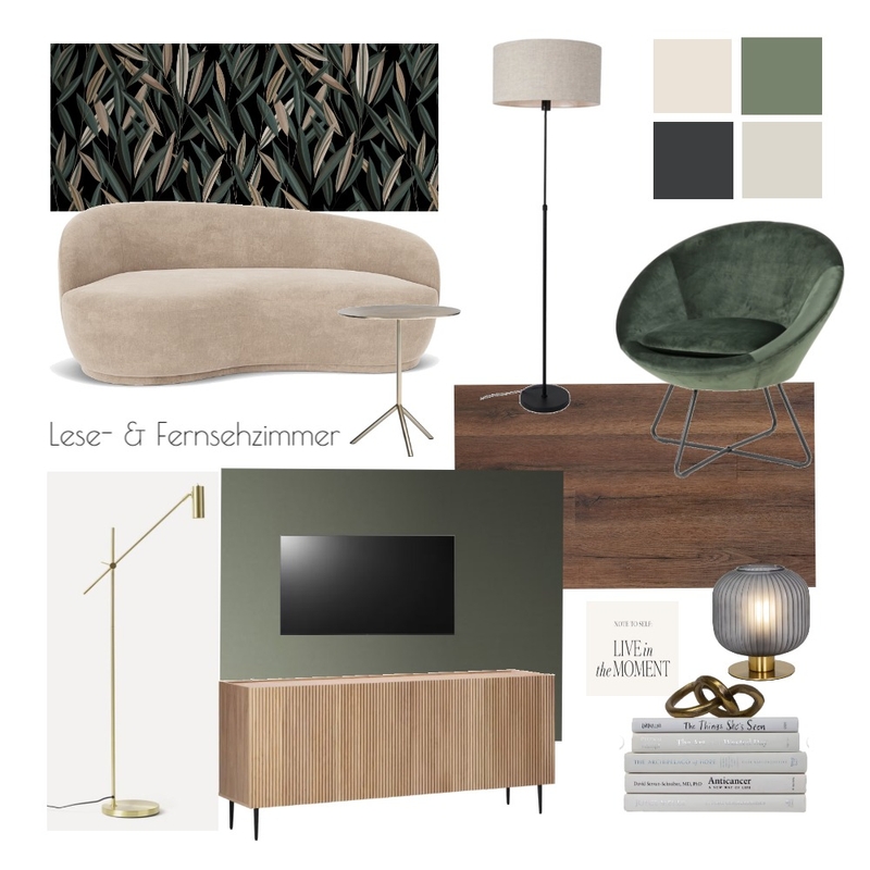Lese- & Fernsehzimmer Karin Jau Mood Board by RiederBeatrice on Style Sourcebook